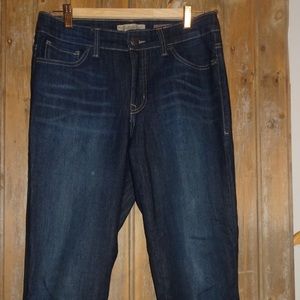Vintage wash Boho Capri jeans